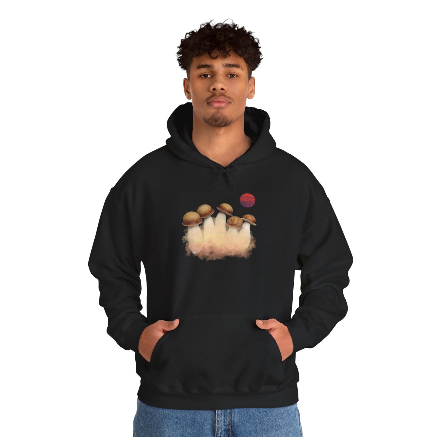 Mushroom Cloud Hoodie, Cozy Sweatshirt for Nature Lovers, Unique Gift for Adventurers, Perfect for Fall Fashion, Earthy Aesthetic Apparel