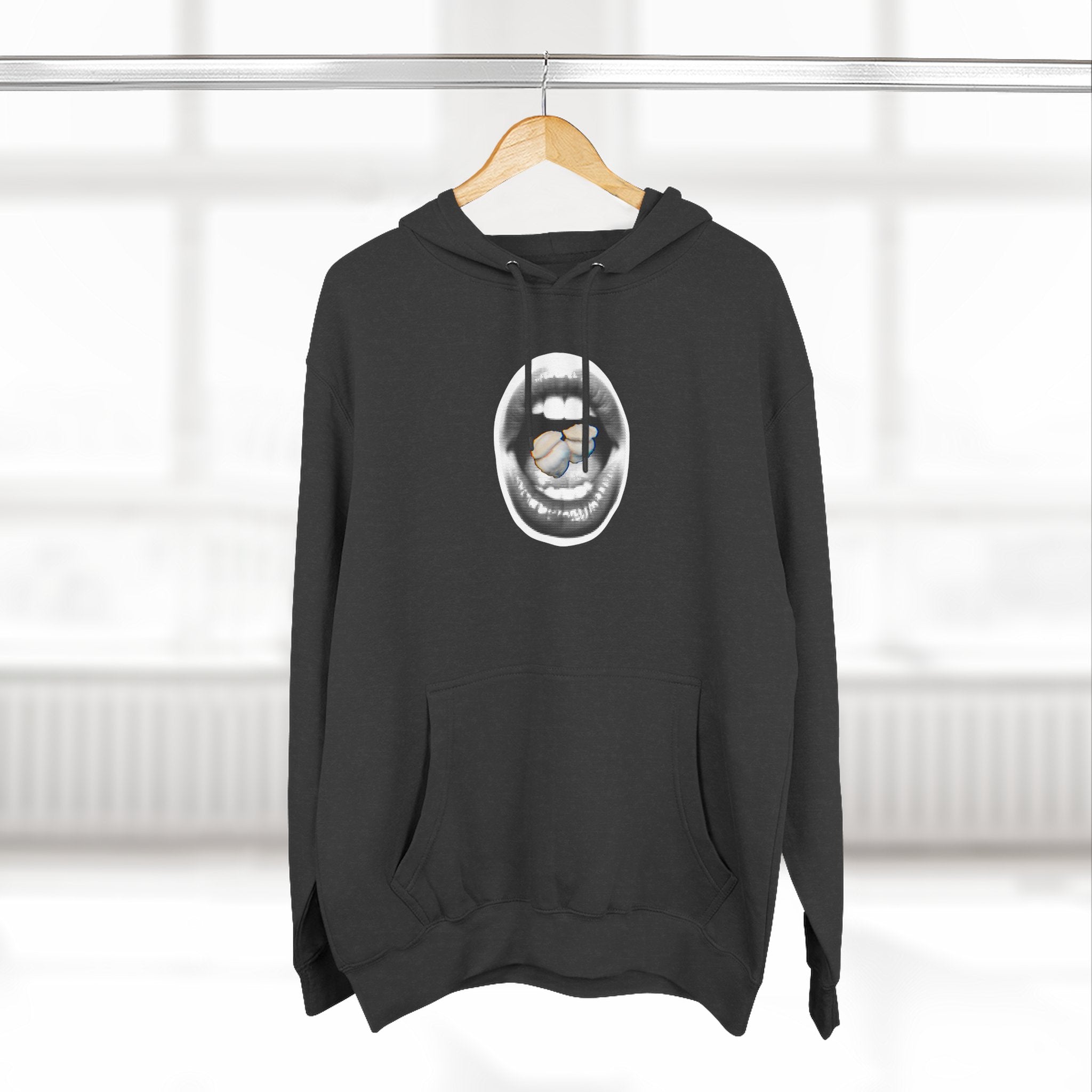 Cream Soda Cubensis Hoodie — Surreal Fungi Photo-Real Graphic Fleece