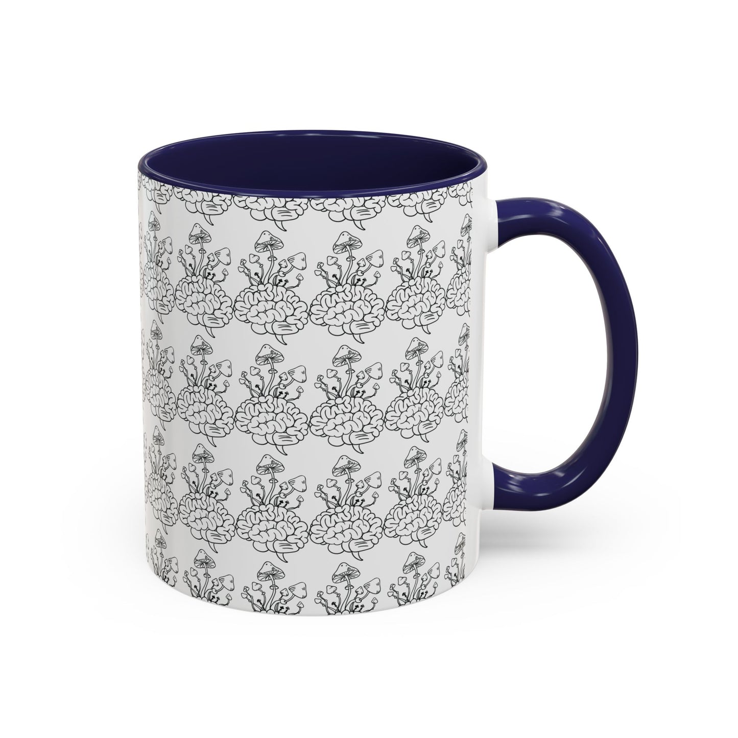 Mushrooms On The Mind (Accent Coffee Mug (11, 15oz))