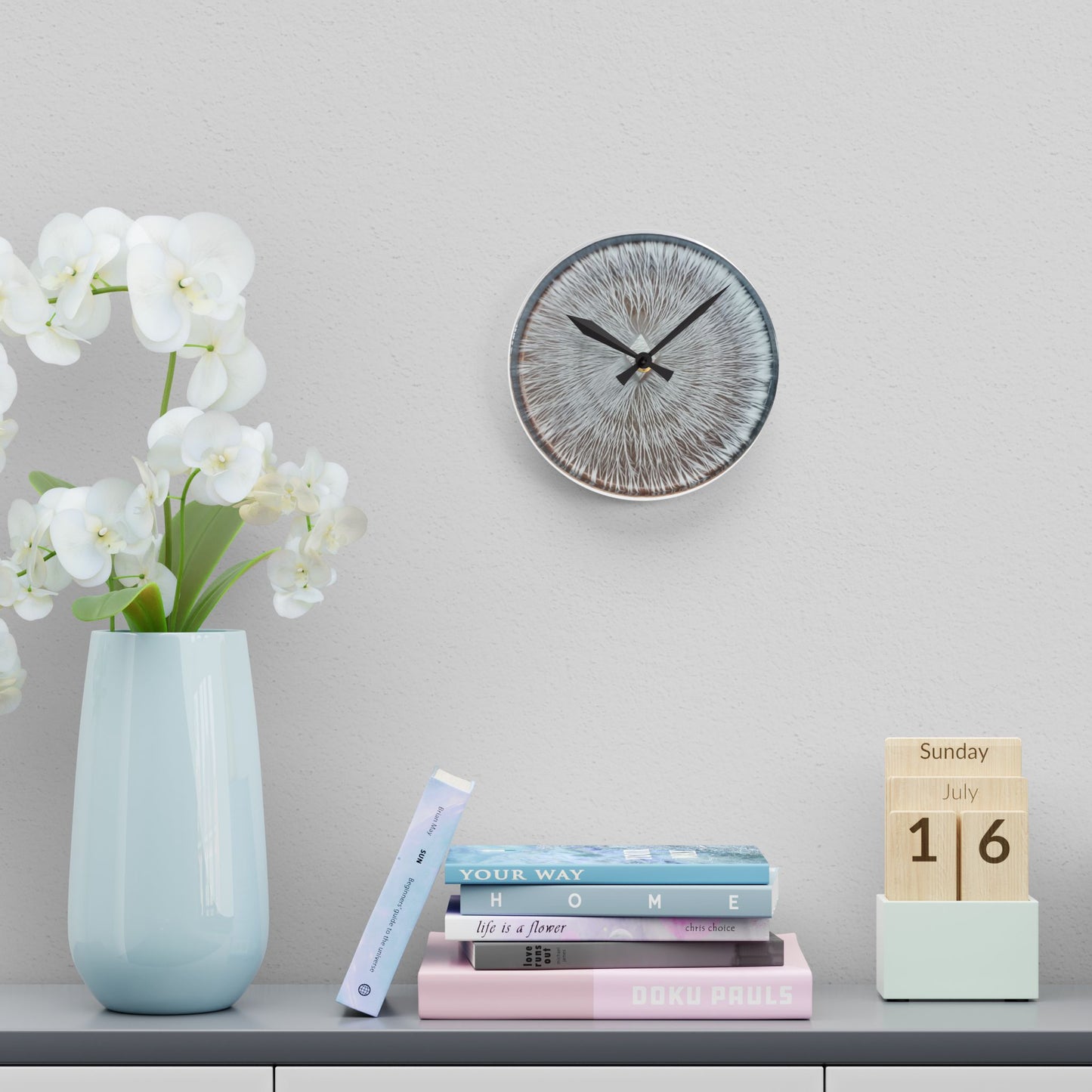 The Sector — Mycelium Wall Clock