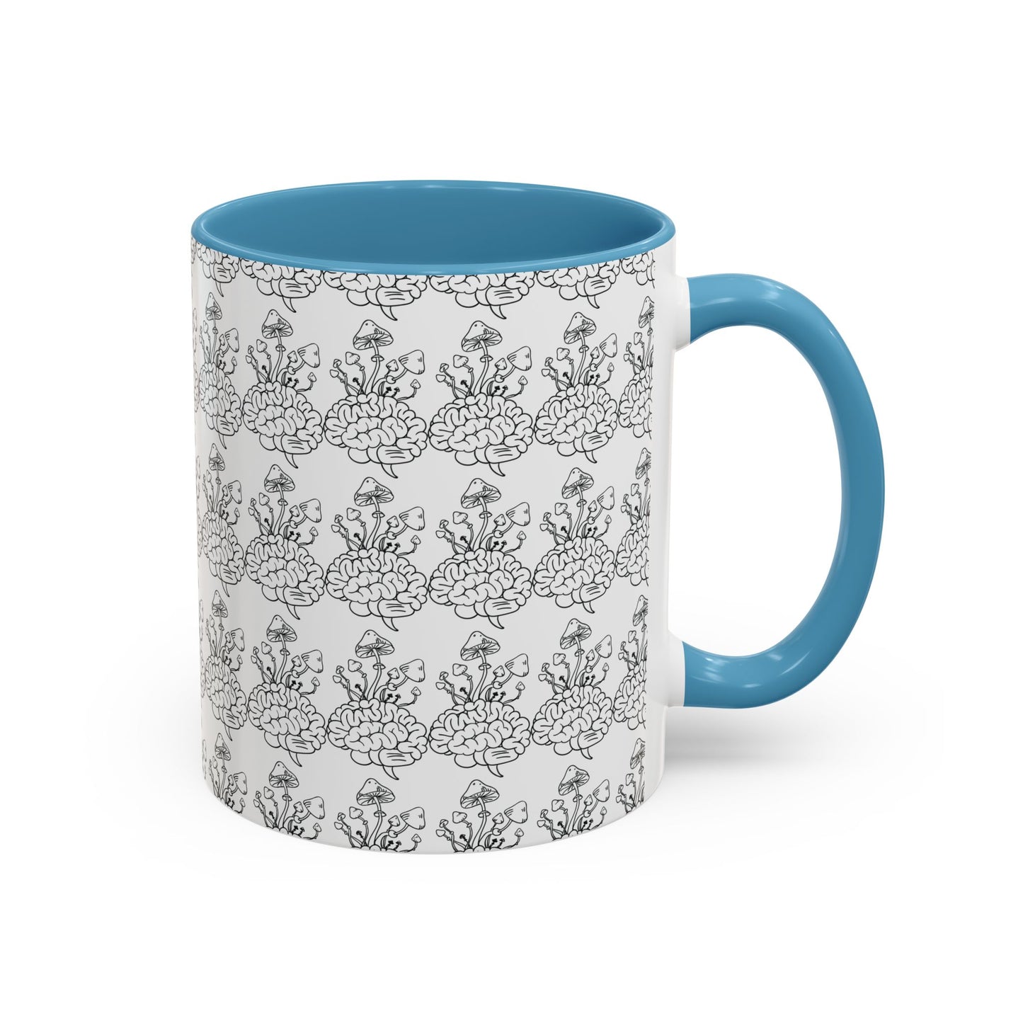 Mushrooms On The Mind (Accent Coffee Mug (11, 15oz))