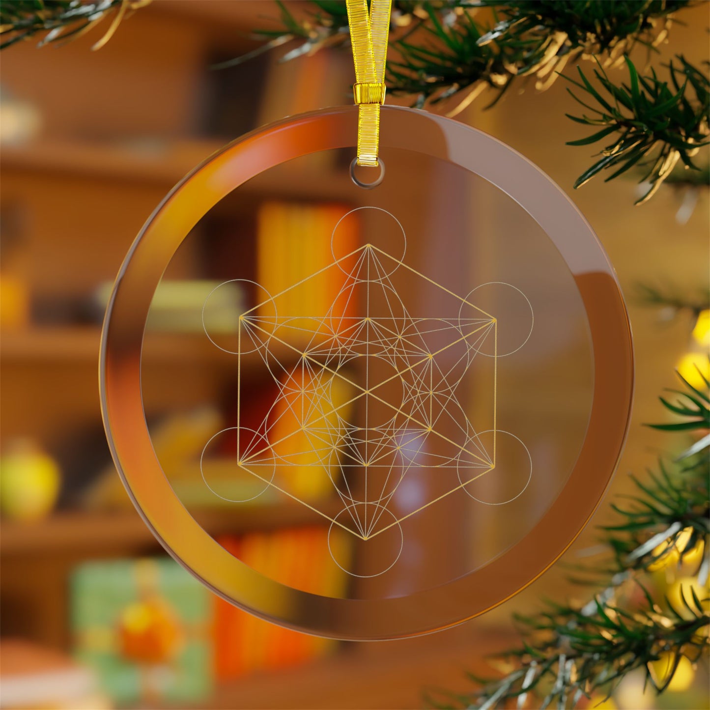 Metatron Glass Ornament