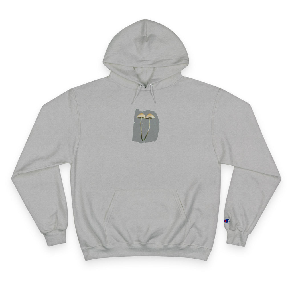 Hoodie — Minimal Two Owls Chest Graphic Cozy Champion-Style Pullover