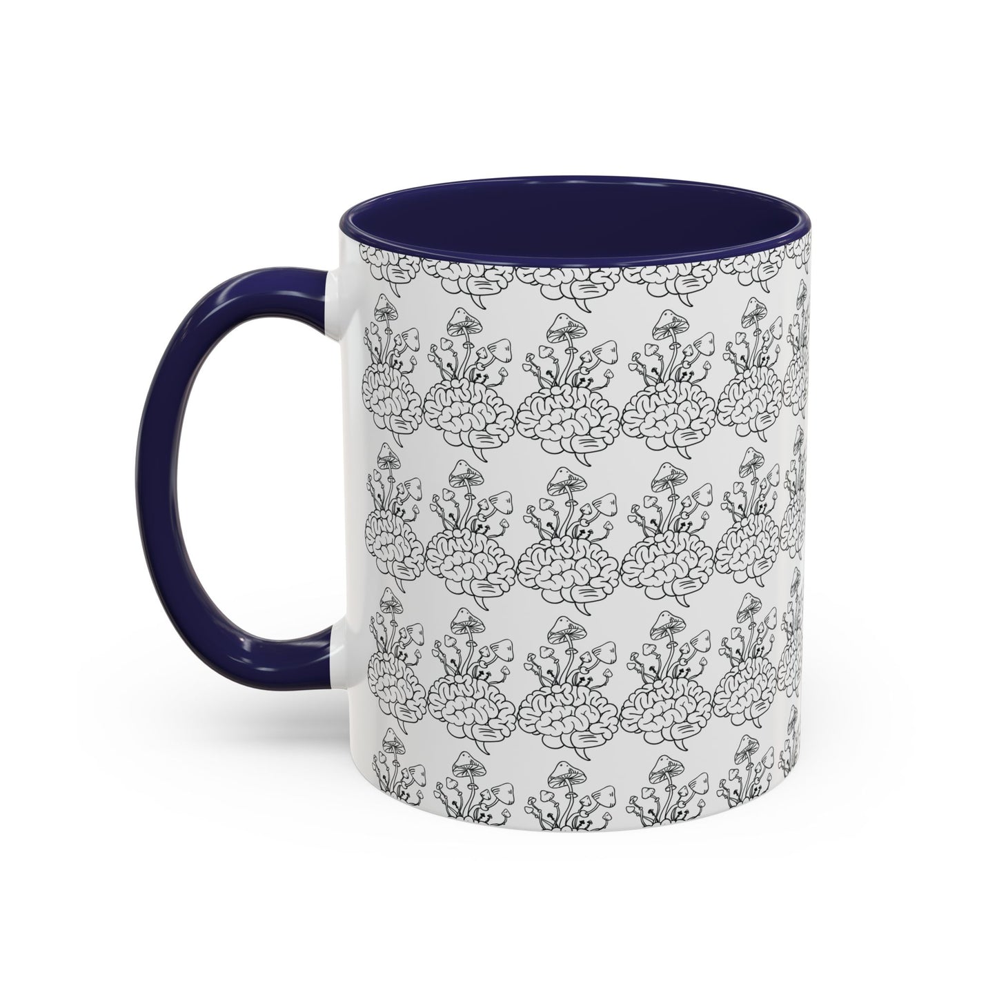 Mushrooms On The Mind (Accent Coffee Mug (11, 15oz))