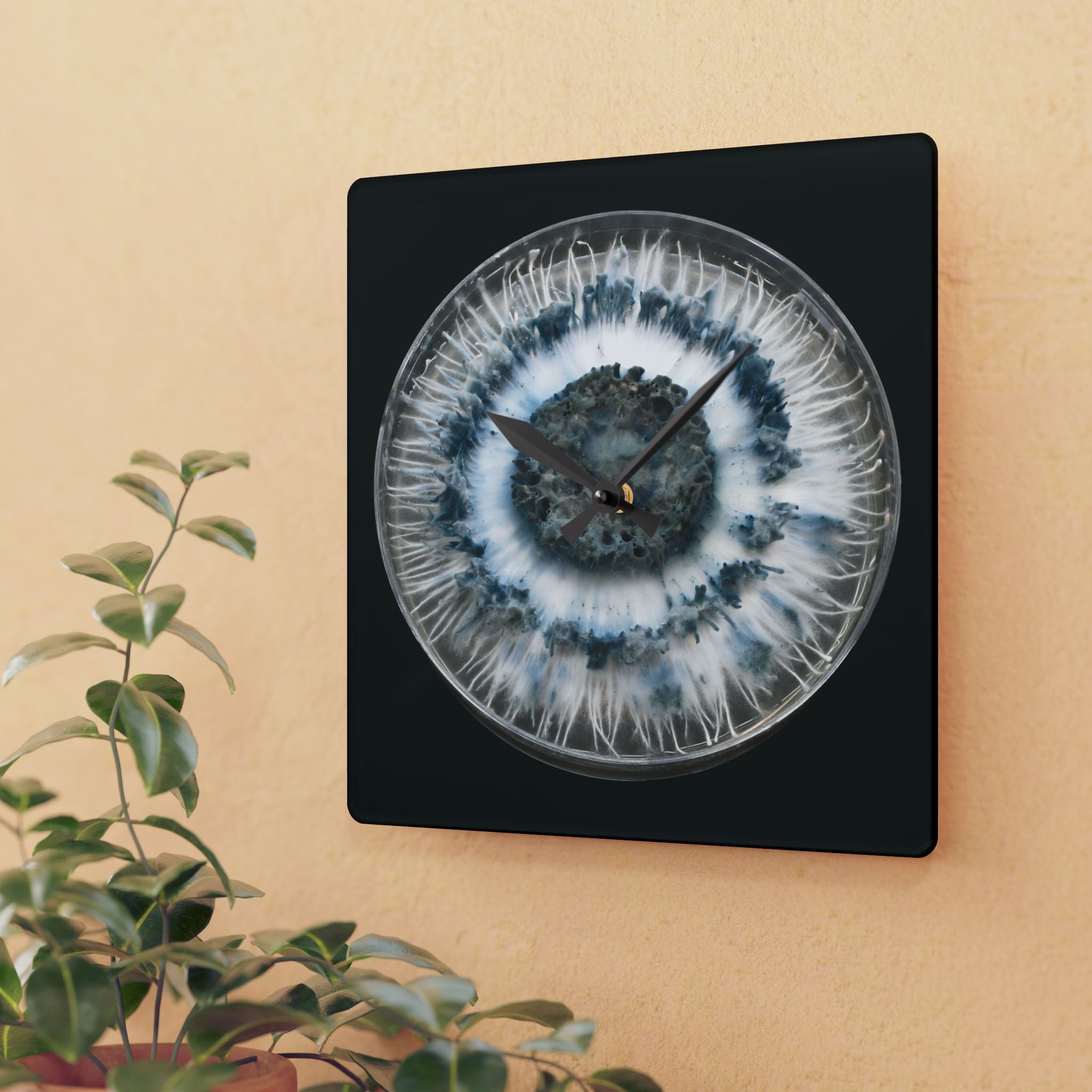 Caeruleorhiza — Mushroom Wall Clock