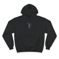 Champion Hoodie — Minimal Dripping Paint Logo Pullover