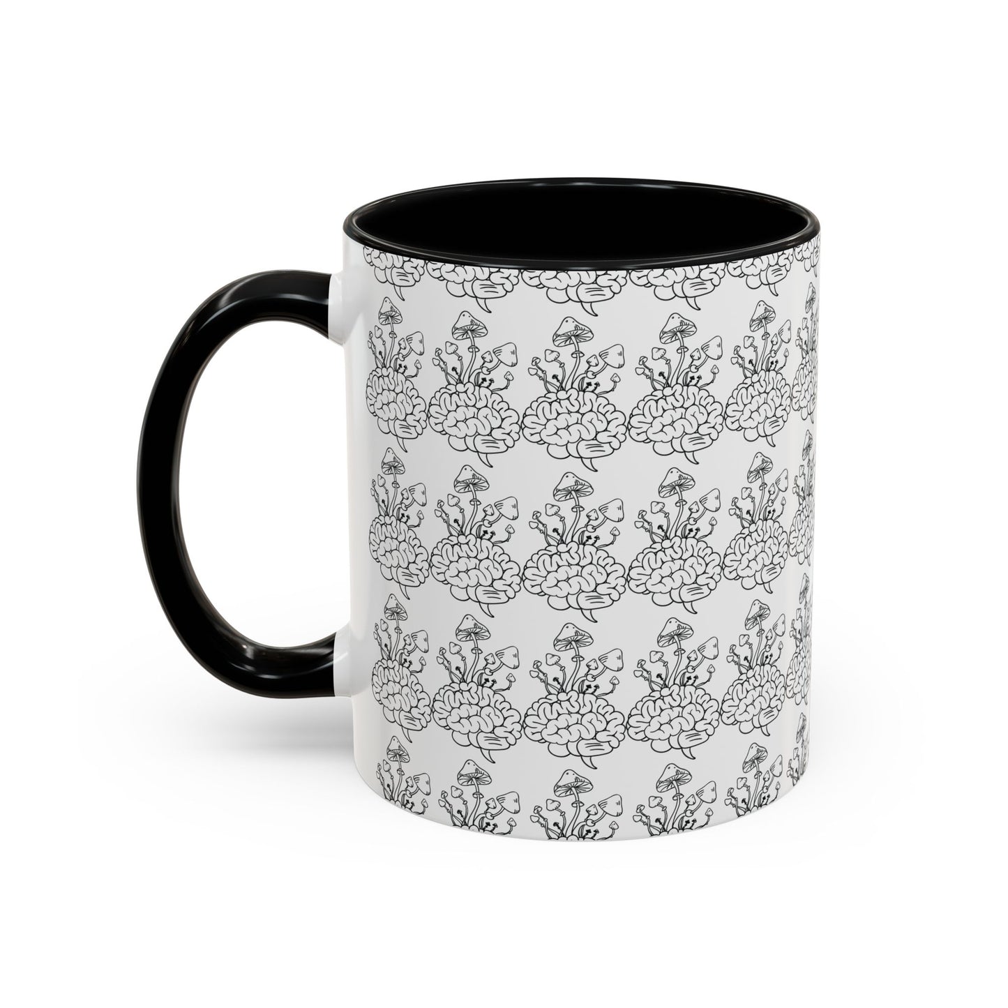 Mushrooms On The Mind (Accent Coffee Mug (11, 15oz))